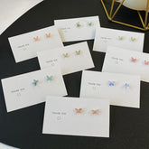 Colorful Butterfly Stud Earrings